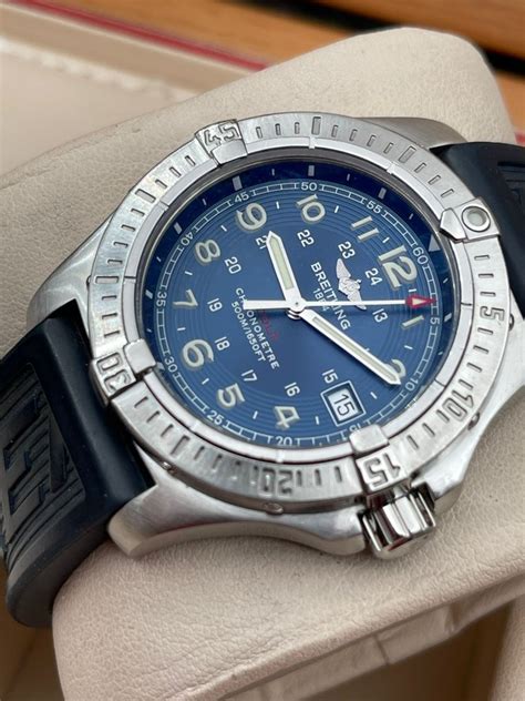 breitling colt chronometre 2|Breitling colt chronometre 500m stainless.